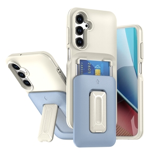 Porta Slot per schede custodia per telefono cellulare per Samsung <span class=keywords><strong>Galaxy</strong></span> A16 A36 A56 A55 S25 S24 S23 S22 Ultra S25 + S24 FE portafoglio cavalletto - Product Image 1
