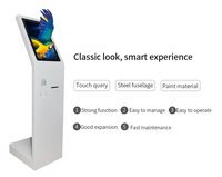 Kiosque en libre-service sur pied de 21,5 pouces avec imprimante thermique et lecteur de code QR, écran tactile, kiosque de paiement