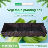 Bac de culture en plastique Cedar Space, combiné intérieur/extérieur, pour semis et plantes, idéal pour la culture de légumes sur balcon, jardin et à domicile, outil de horticulture