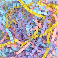 Déchets de papier ondulé biodégradable pour salade de Pâques, 100g, pour décoration de boîte cadeau et remplissage d'œufs de Pâques