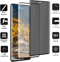 Film en verre trempé HD Anti-espion pour Galaxy NOTE 10 PLUS 20 ULTRA, protecteur d'écran pour protection d'objectif d'appareil photo samsung