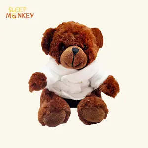 Herz Rot Weich Alles Gute zum Valentinstag Plüsch Teddybär Geschenke Kuscheltiere Süße Marke Kunden spezifische OPP Tasche Unisex Teddybär