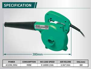 PRO'SKIT UMS-C002ダストブローイング & 掃除機450w/Max空気2.3m 3/minコンピュータ用ラップトップスマートカーメンテナンス - Product Image 5