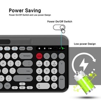 Özel LOGO düzeni oyun membran klavye 98 tuşları 2.4G BT tip-c kablosuz oyun ofis ergonomi fare klavyeler Combo