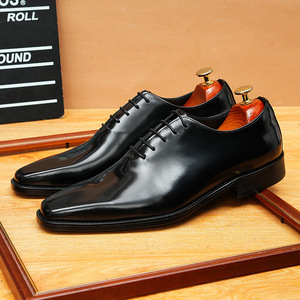 รองเท้าหนังสไตล์บริทิชสำหรับผู้ชายรองเท้าหนังออกซ์ฟอร์ดสำหรับนักธุรกิจแบบลำลองดีไซน์หรูหรา - Product Image 4