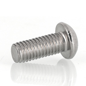 Vis à tête bombée en acier inoxydable 304 de qualité supérieure A2-70, tailles métriques variées M1.6-M8 M2-M5, finition brute - Product Image 4