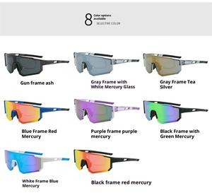 Gafas de Ciclismo de Media Montura para Deportes al Aire Libre, Protección Ocular para Correr y Ciclismo de Montaña, Polarizadas, Anti-Ultravioleta, para Miopía - Product Image 5