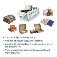 Impresora Digital C800 en Oferta, Ancho Máximo de Alimentación de 800 mm, Máquina de Impresión de Embalajes para Cajas de Cartón Corrugado, Cajas de Pizza y Bolsas de Papel