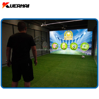Simulateur de jeu de football interactif avec projection au sol, écran LCD AR, contrôle par application Wi-Fi