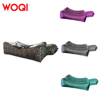 WOQI dernier logo personnalisable impression étanche portable extérieur plage camping canapé-lit gonflable