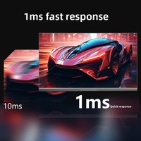 Écran de bureau électronique de compétition de 24/27 pouces, 165 Hz, temps de réponse de 5 ms, panneau IPS, écran LCD rétroéclairé LED 4K, 250 cd/m²