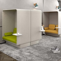 Ofis Özel Toplantı Koltuğu Yüksek Sırtlı Sohbet Koltuğu Ticari Sohbet Alanı Modern Ses Geçirmez Toplantı Kabini