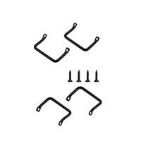 Poignées en acier courbées sur mesure pour planches à découper de grande taille, quincaillerie de poignée en acier inoxydable pour plateau de service