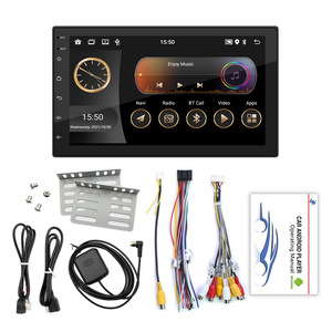 Universal 1/2+32G 7inch 9inch 10inch <strong>Android</strong> 11 GPS MP5 AUX FM Car Dvd Player Black Wifi BT Call Multi Language IPS <strong>Screen</strong> - Product Image 2