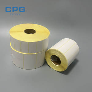 Étiquettes thermiques personnalisées en rouleau, qualité supérieure, sans phénol, qualité alimentaire, pour codes-barres, 3"x5", papier d'étiquettes d'expédition thermiques, vente en gros - Product Image 1