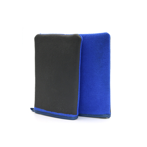 1000Sheep Blue Microfiber Clay Mitt Car Wash Detailing Bar with Ultra Decontamination Paint Cleaning 22x14cm