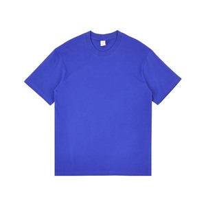 T-shirts pour hommes à col rond en coton 100% surdimensionnés à épaules tombantes personnalisés 230 grammes Coton lourd Blanc pur Décontracté Manches courtes - Product Image 2