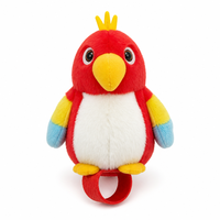 Jouet en peluche perroquet parlant, répète votre voix, enregistrement vocal, chante, parle, oiseau en peluche doux pour enfants, cadeau pour enfants