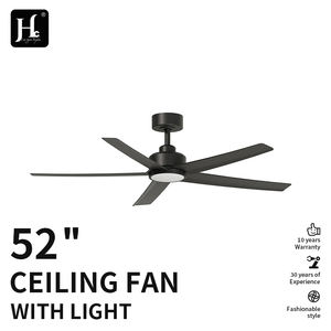 Ventilador de techo LED para interiores con control remoto, de 52 pulgadas, 3 aspas de ABS, para sala de estar, con tiempo de funcionamiento prolongado. - Product Image 2