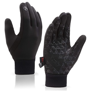 Özel kış kadın erkek dokunmatik eldiven rüzgar geçirmez bisiklet kış sıcak koşu diğer spor eldiven - Product Image 1