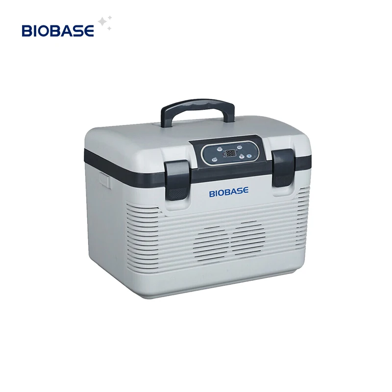 Морозильная камера для автомобиля BIOBASE, портативный холодильник, пробный автомобиль, транспортировка на короткие расстояния, глубокая морозильная камера 12 В постоянного тока