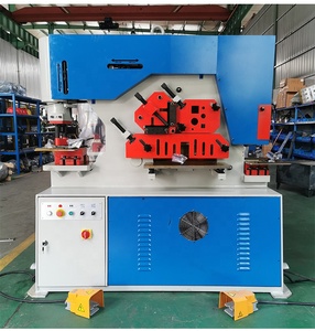 Machine hydraulique Q35Y-25 pour le travail du fer, équipement combiné de poinçonnage et de cisaillement pour le traitement des profilés en acier et des poutres en I - Product Image 2