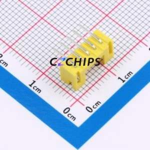 ZX-PH2.0-5PWZ-Y Wire-to-Board Pin Header Bent Lead Through Hole,P=2mm Connector 1x5P 2mm Right Angle Insert PH - Product Image 2