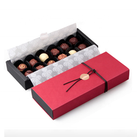 Boîtes cadeaux en papier pour chocolats de Noël de luxe en gros ZL, boîtes à chocolats vides personnalisées faites maison avec séparateurs