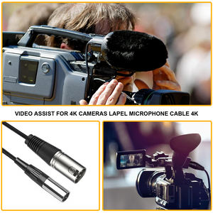 <span class=keywords><strong>Cable</strong></span> DMX XLR de 3 Pines Personalizable de Alta Calidad, Macho-Macho, Niquelado, PVC, para Micrófono de Coche, Proyector, Reproductor de DVD, Audio y Video - Product Image 4