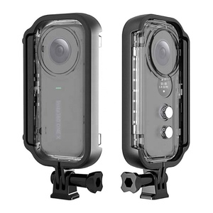 Coque de protection Takenoken Mini caméscopes 30M <span class=keywords><strong>boîtier</strong></span> de plongée sous-marine <span class=keywords><strong>boîtier</strong></span> <span class=keywords><strong>étanche</strong></span> <span class=keywords><strong>pour</strong></span> accessoires d'action Insta 360 - Product Image 1