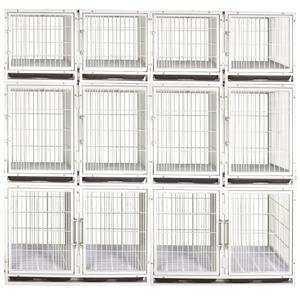 Attrezzatura veterinaria TOPVETMED cane gabbia di ICU modulare in acciaio inox 304 Pet gabbia di ossigeno terapia per <span class=keywords><strong>cani</strong></span> - Product Image 1