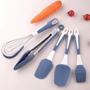 Best Selling Products 5pcs Kitchen Silicone Utensil Cooking Utensils Spatula Whisk Basting Brush Set with Kitchen Gadgets - Product Image 5