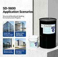 Mastic silicone bicomposant direct usine pour murs-rideaux et unités de vitrage isolant – Fourniture en vrac OEM