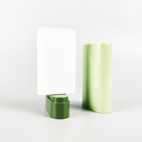 RUIPACK Nouveauté 20g Contenant de stick déodorant plat en plastique à remplissage par le bas, Contenant de stick solaire, Flacon anti-transpirant