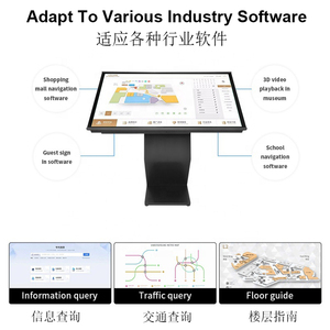 Kiosque tactile tout-en-un ZGS 43 pouces avec support en forme de K, Android/Windows, résolution 4K FHD, affichage numérique pour centre commercial 43 - Product Image 3