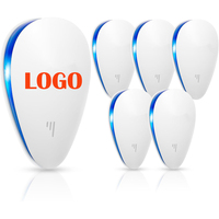 Répulsif Électronique Ultrasonique Anti-Nuisibles d'Intérieur BolerGifts, Anti-Souris, Anti-Insectes, avec Logo Personnalisé, Alimentation Électrique