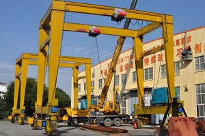 50 طن ، طن ، طن ، عجلة رافعة RTG الثقيلة ، إطار مطاطي ، رافعة جسرية ، إطار مطاطي ، حامل - Product Image 5