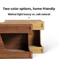 Grande griffoire moderne pour chat avec nid intégré, résistante à l'usure, sans éclats, durable, meuleuse de griffes, maison-villa, aucun assemblage requis