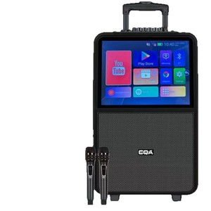 K10 Bocina <span class=keywords><strong>con</strong></span> Pantalla de Video, Máquina de Karaoke, Altavoz de Karaoke <span class=keywords><strong>con</strong></span> Pantallas de 10 Pulgadas, Altavoz Portátil <span class=keywords><strong>con</strong></span> Ruedas y Micrófono - Product Image 1