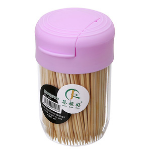 <b>Toothpick</b> Holder Portable Flip Top Bamboo <b>Toothpicks</b> Storage Box With Lid For Home And Travel Use - Product Image 5