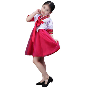 Costumes de scène de danse traditionnelle coréenne pour enfants, robes Hanbok pour filles, vêtements de performance pour enfants, tenues ethniques de fête - Product Image 6