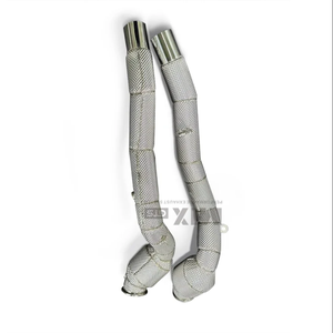 Para <span class=keywords><strong>Ferrari</strong></span> GTC4 LUSSO 3,9 T 2017-2019 Tubo de bajada Escape de alto rendimiento Mejora de la potencia del rendimiento de carreras modificado - Product Image 4