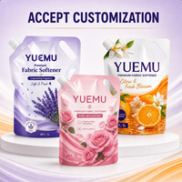 Adoucissant concentré liquide en sachet de 1L avec poignée, antistatique, pour vêtements intimes - Vente en gros OEM