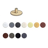 Capuchon en plastique 3-en-1 pour connecteur de meuble, couvercle de verrouillage à came 10 mm, bouchon décoratif pour trou rond, insertion droite