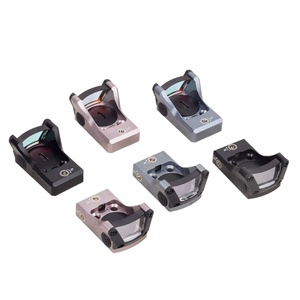 Mira Táctica LAMBUL <span class=keywords><strong>M1</strong></span> Mini Topless con Retícula de Punto Rojo y Verde, Color Negro, TAN y Gris, con Soporte de 20-21mm 1913 y Cubierta de Goma - Product Image 2