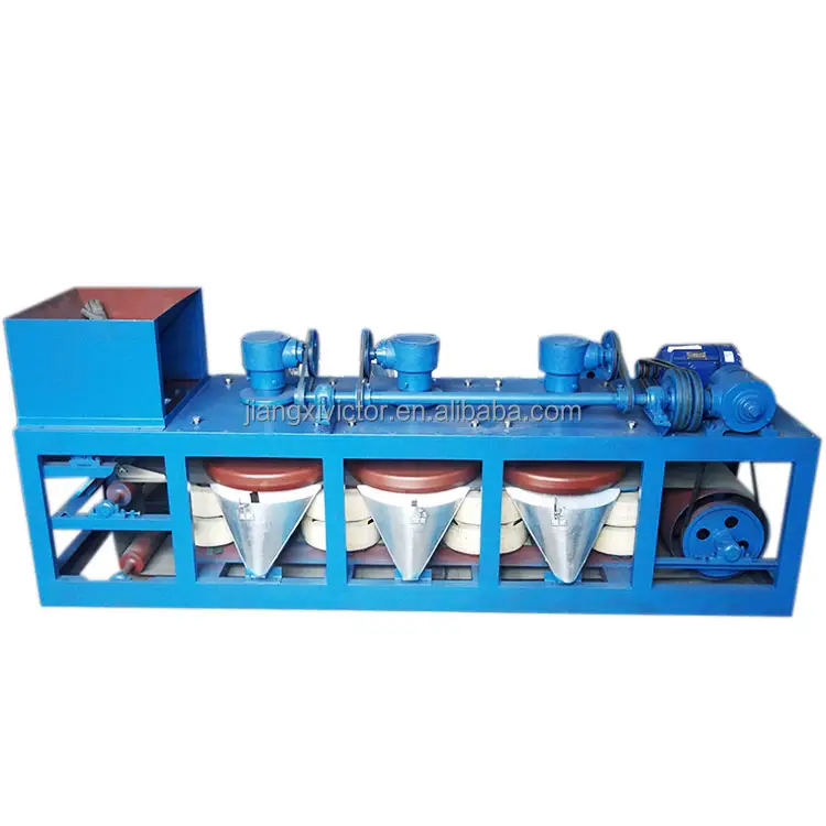 Mesin pemisah gulungan intensitas tinggi pabrikan Tiongkok/pemisah magnetik/mesin pemisah magnetik dengan tiga disk