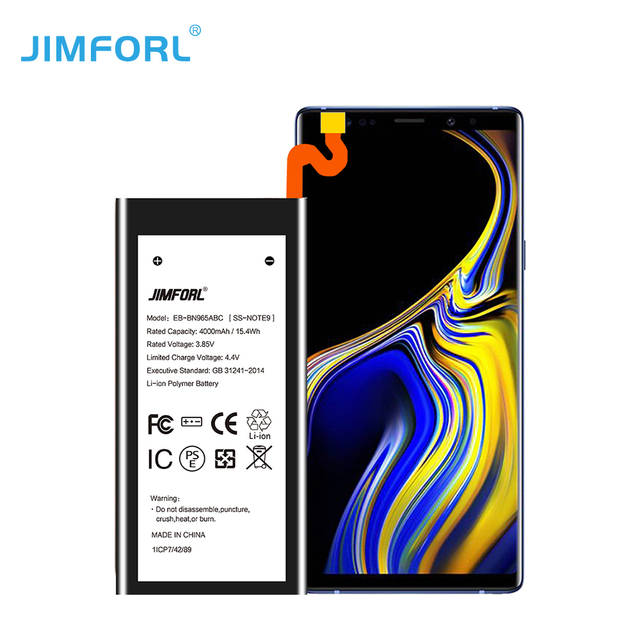Factory Wholesale Original for for Note 9 Battery Pack EB-BN965ABU 0 Cycle New Lithium Rechargeable Battery in Stock