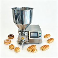 Machine de remplissage semi-automatique pour chocolat, cupcakes, pain, confiture, churros, beignets, gelée, croissants, et injecteur de crème glacée pour beignets