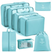 Organisateurs d'emballage de bagages de voyage Cubes d'emballage de sac essentiel de voyage légers pour des valises