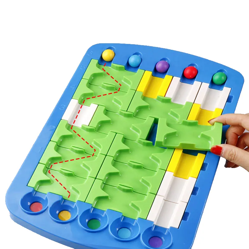 kids educational finding routes games board game toy indoor recreation family interaction logical thinking game toys for party